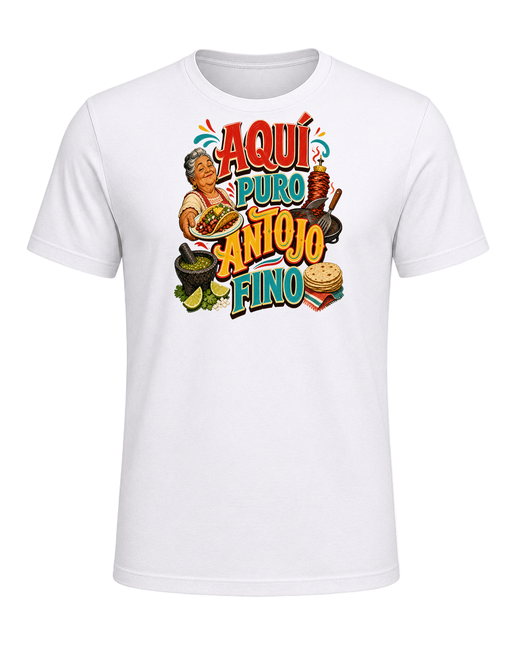 AQUÍ PURO ANTOJO FINO — White