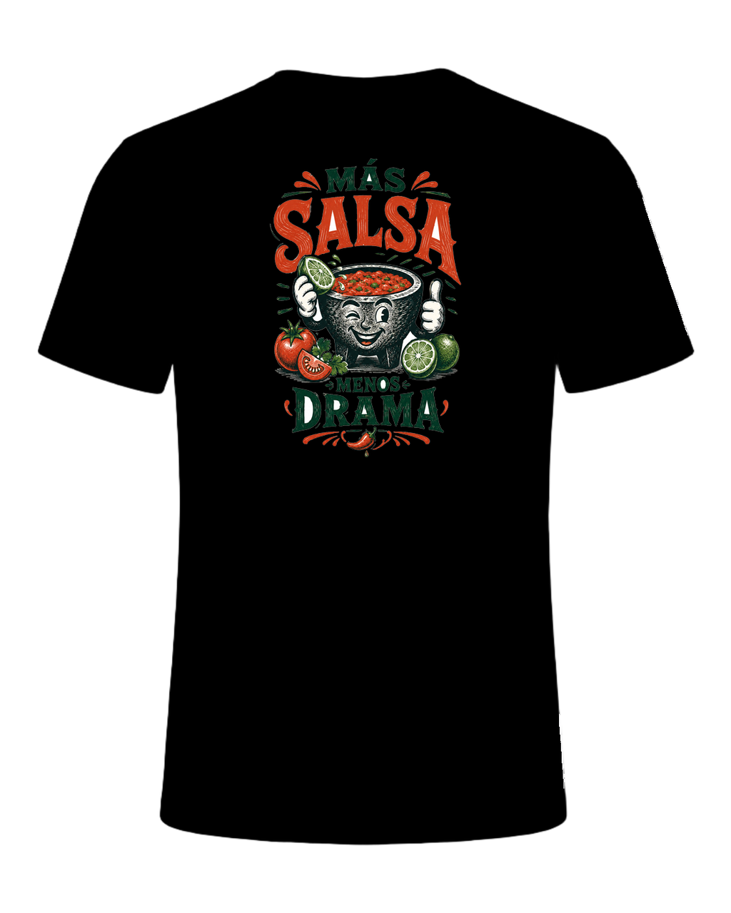 Más Salsa Menos Drama — Black