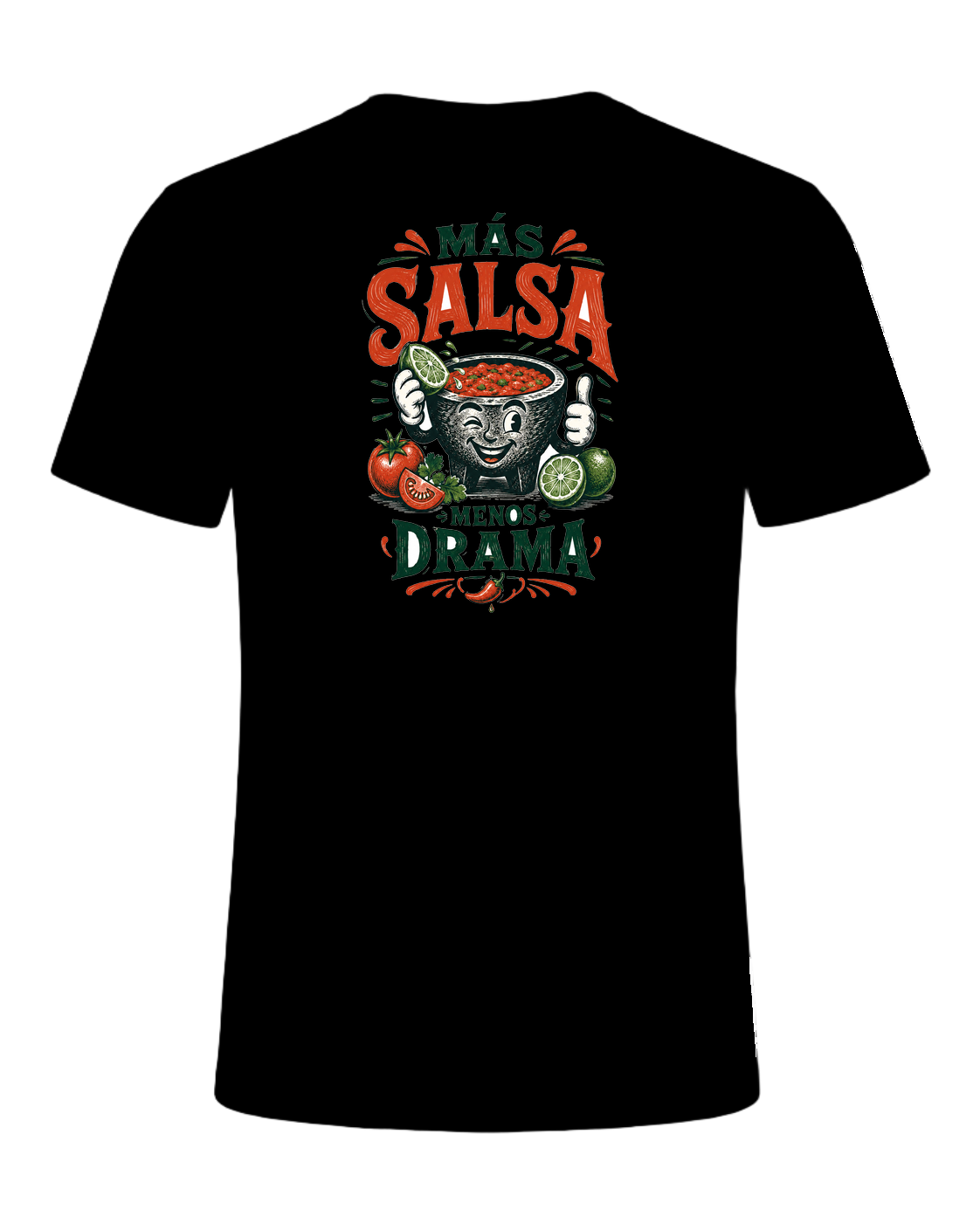 Más Salsa Menos Drama — Black