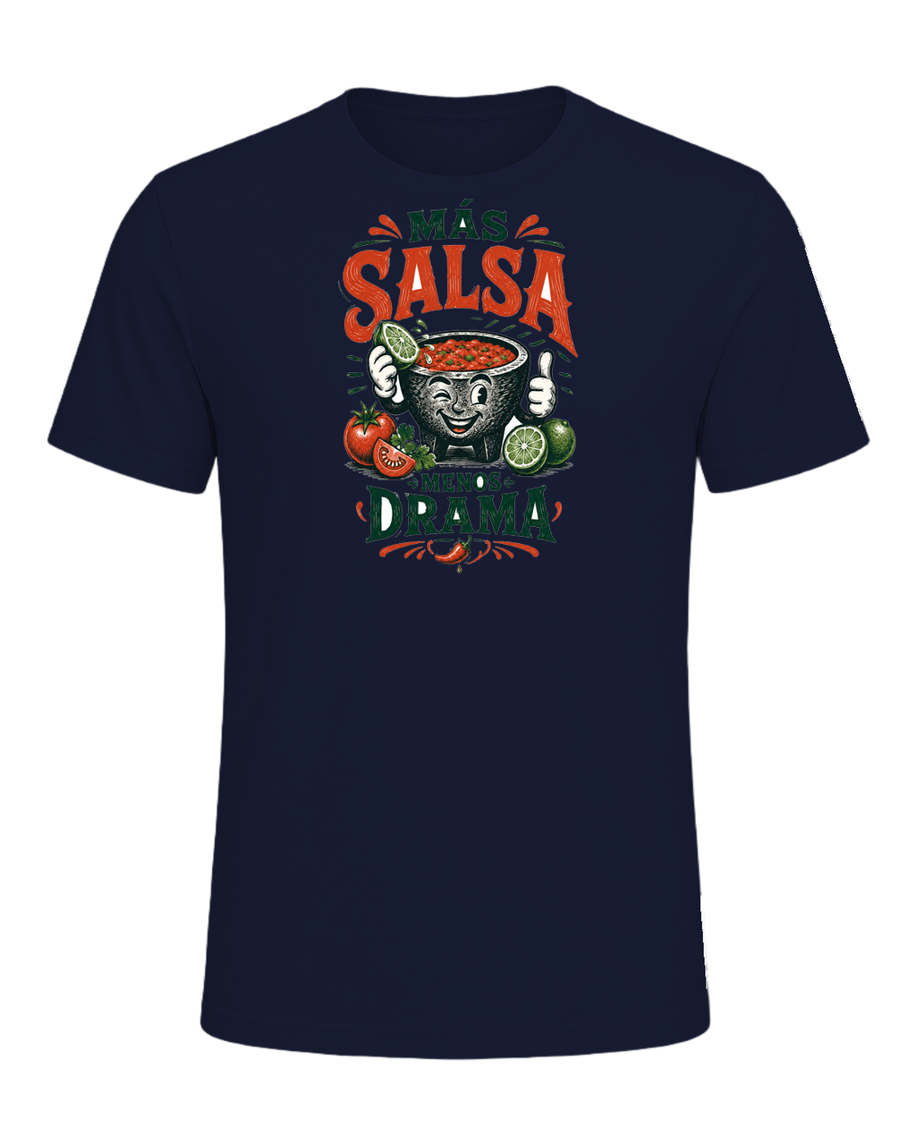 Más Salsa Menos Drama — Navy