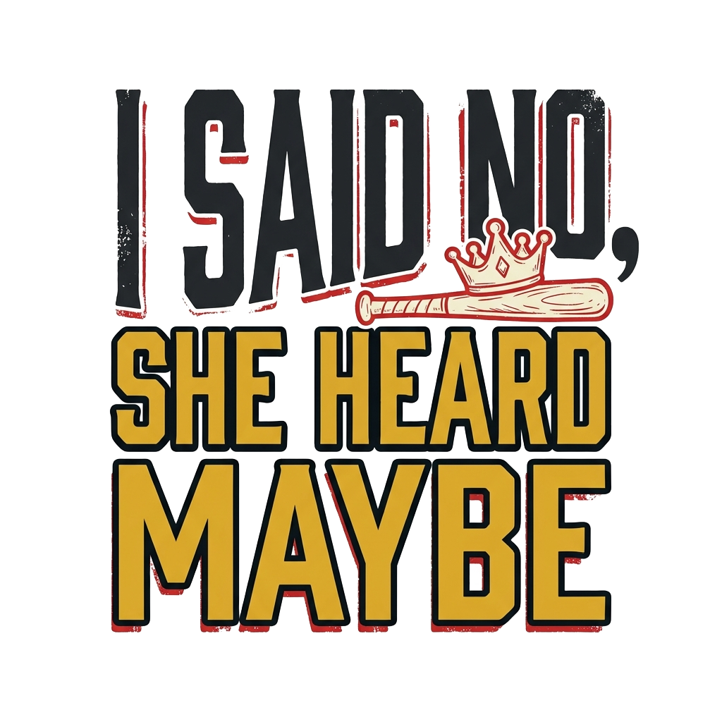I said no, she heard maybe