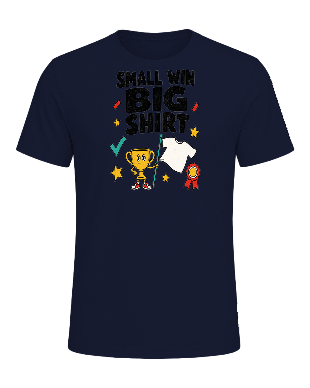 SMALL WIN BIG SHIRT — Navy