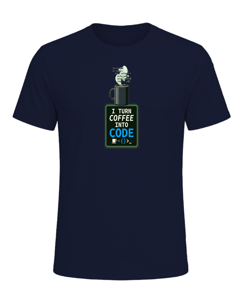 Coffee + Programmer — Navy