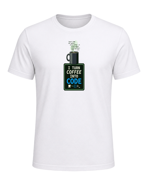 Coffee + Programmer — White