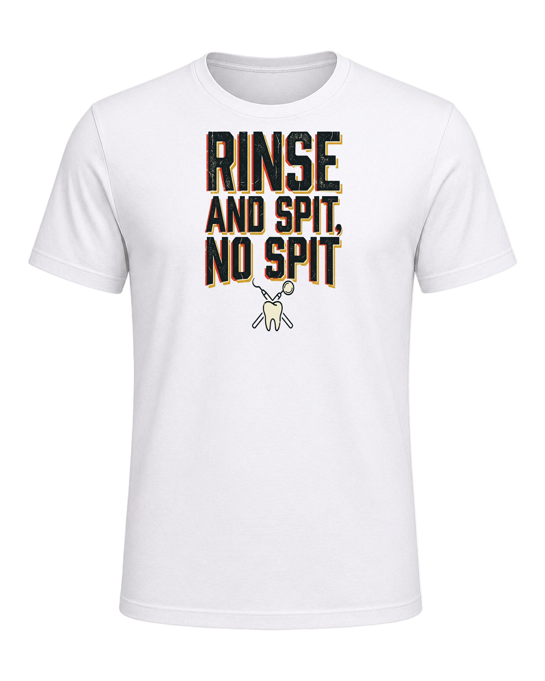 Rinse and spit, no spit — White