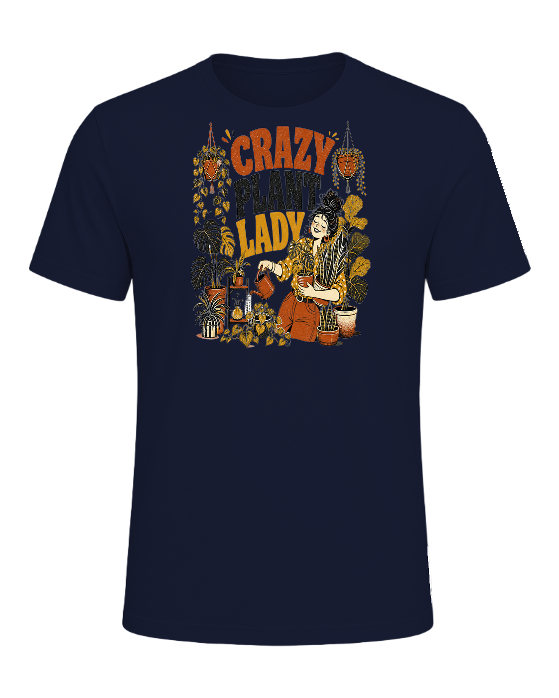 CRAZY PLANT LADY — Navy