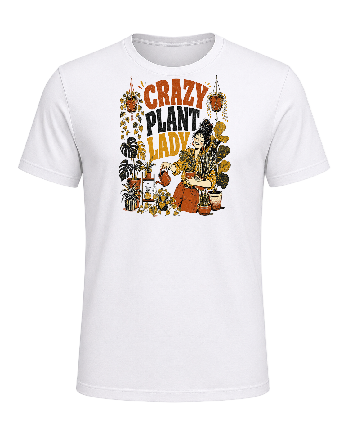 CRAZY PLANT LADY — White