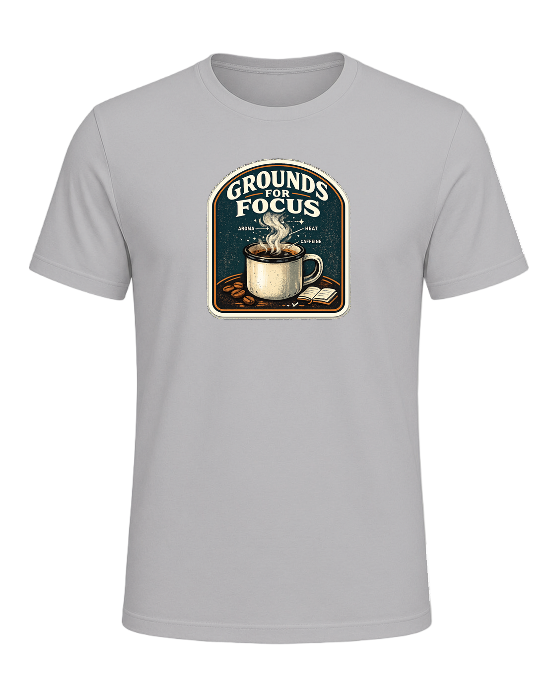 Grounds For Focus Tee — Athletic Heather