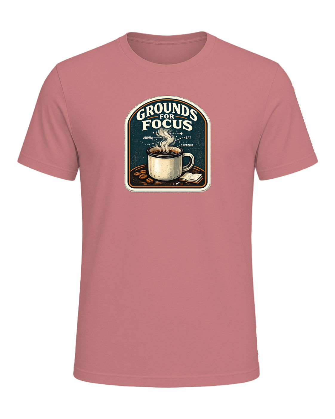Grounds For Focus Tee — Heather Mauve