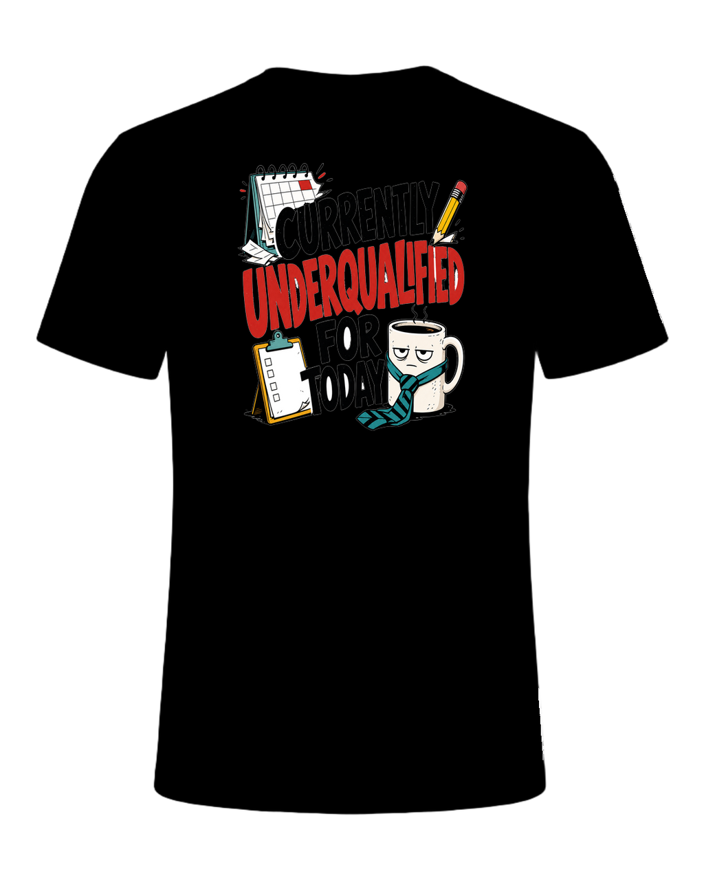 CURRENTLY UNDERQUALIFIED FOR TODAY — Black