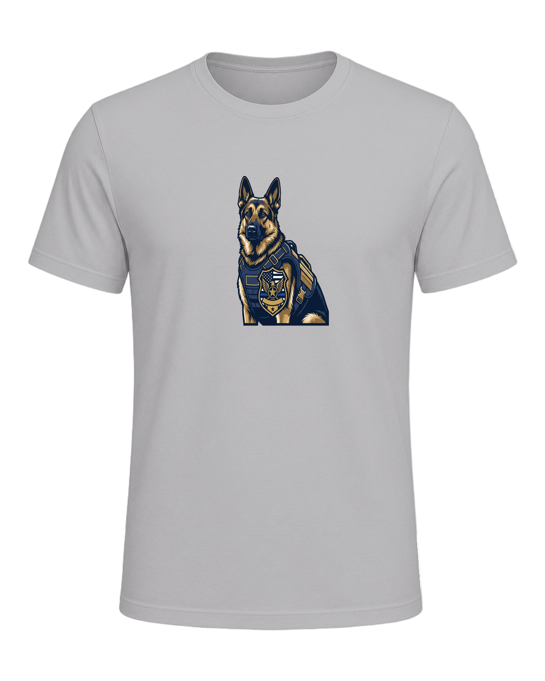 German Shepherd K9 Officer — Athletic Heather