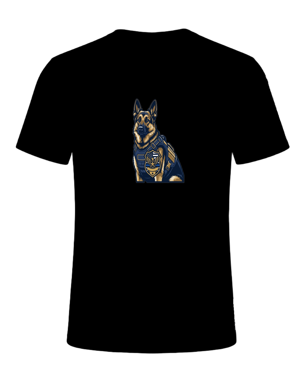 German Shepherd K9 Officer — Black