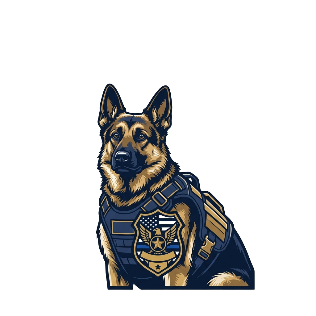German Shepherd K9 Officer