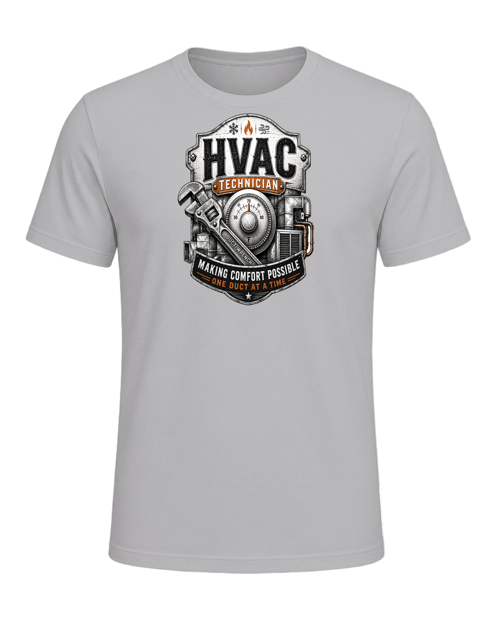 HVAC Technician — Athletic Heather