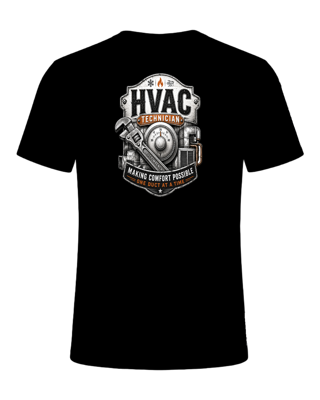 HVAC Technician — Black
