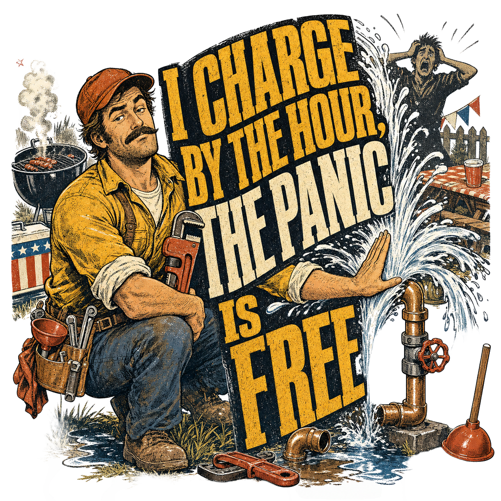 I charge by the hour, the panic is free