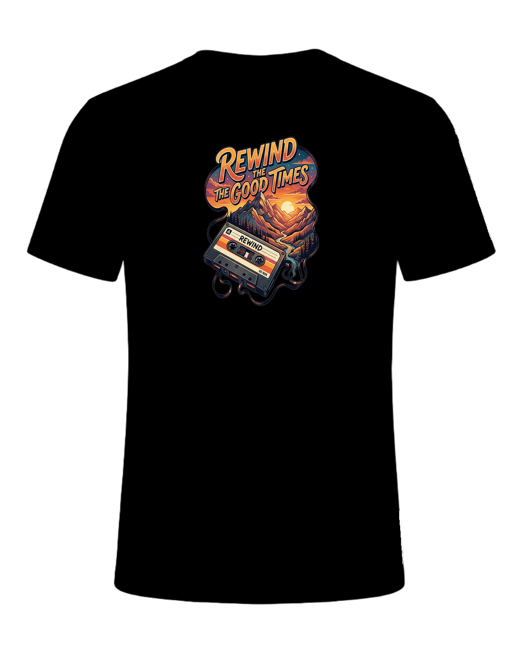 Cassette Tape Nostalgia — Black