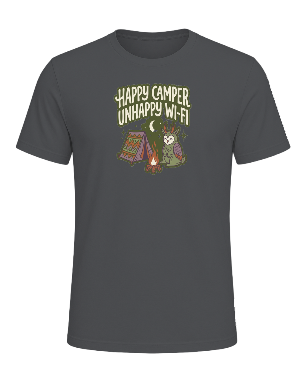 HAPPY CAMPER UNHAPPY WI-FI — Asphalt