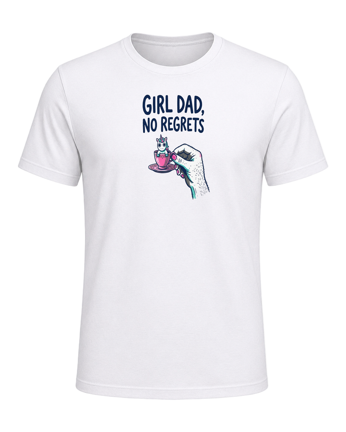 GIRL DAD, NO REGRETS — White