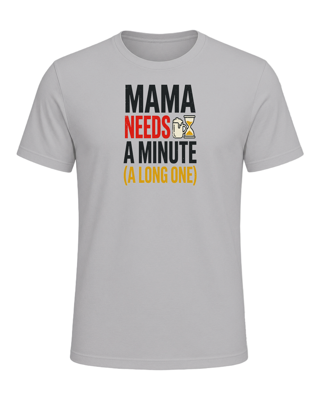 Mama needs a minute (a long one) — Athletic Heather
