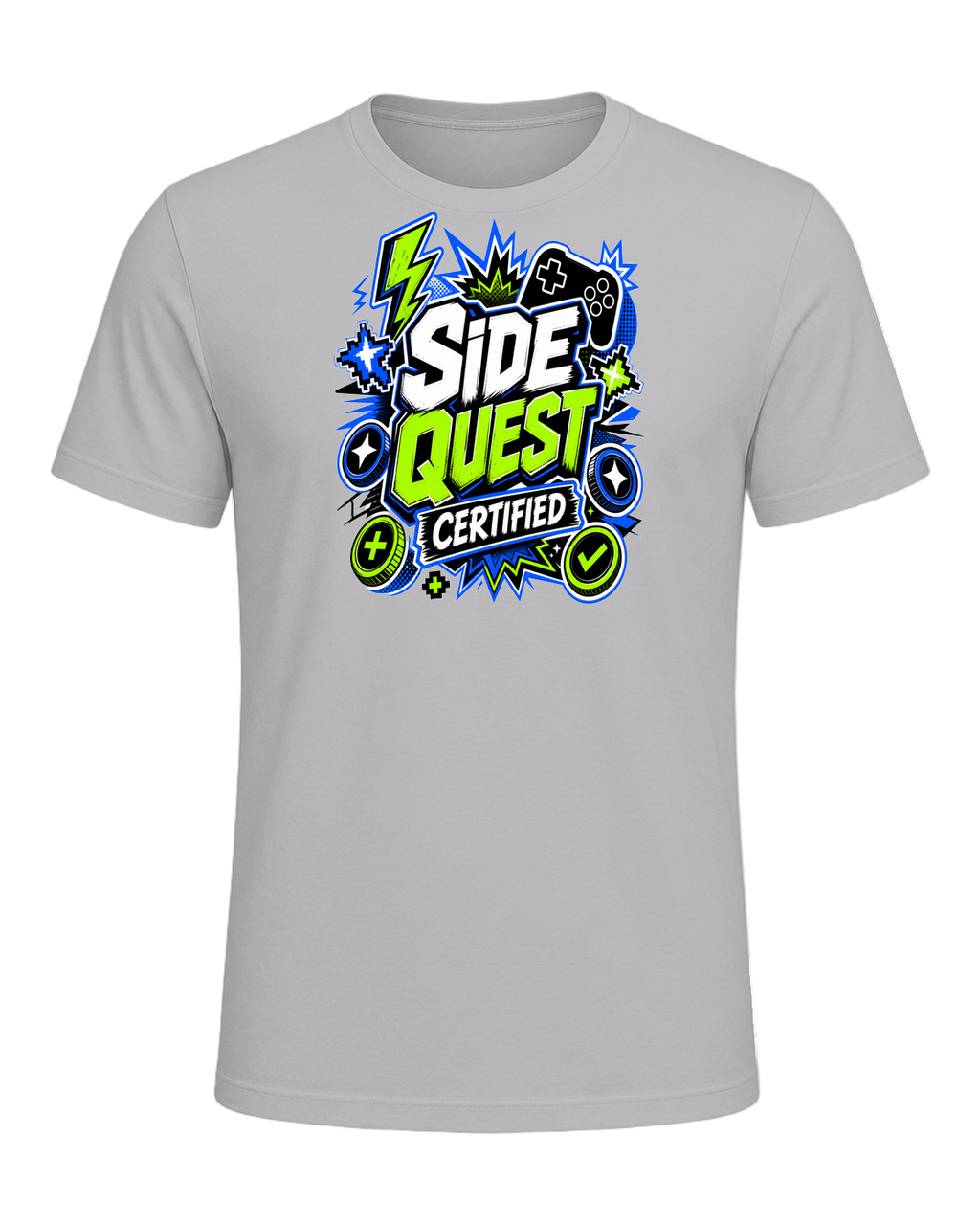 Side Quest Certified — Athletic Heather
