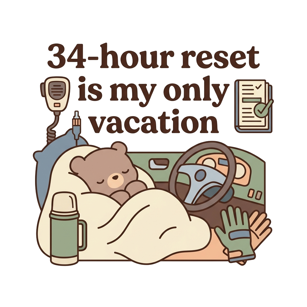 34-hour reset is my only vacation