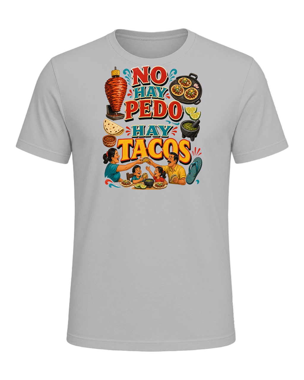 NO HAY PEDO HAY TACOS — Athletic Heather