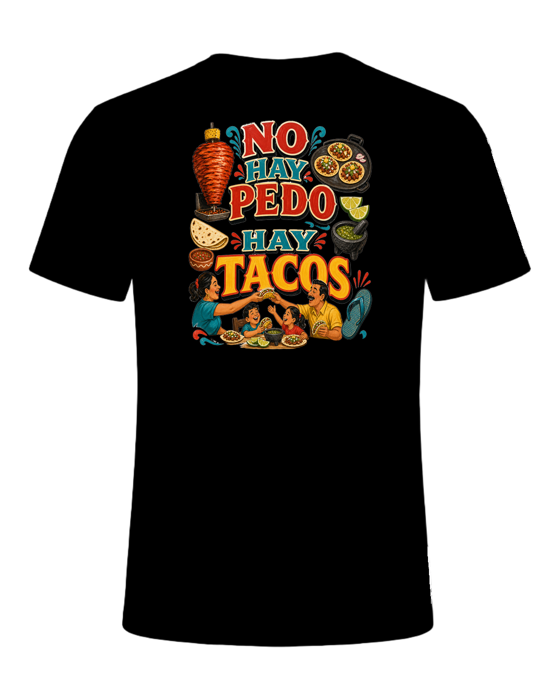 NO HAY PEDO HAY TACOS — Black