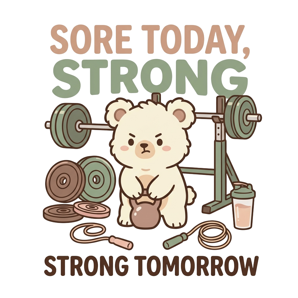 SORE TODAY, STRONG TOMORROW