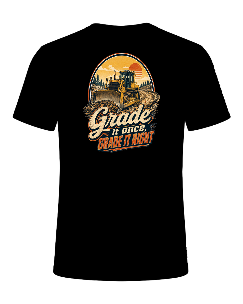 Grade it once, grade it right — Black