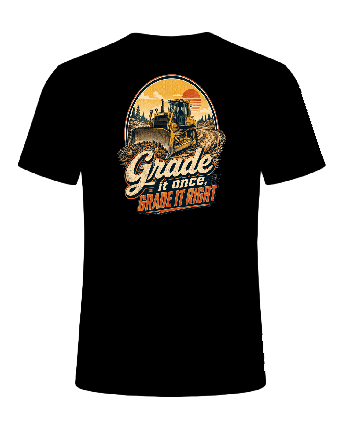 Grade it once, grade it right — Black