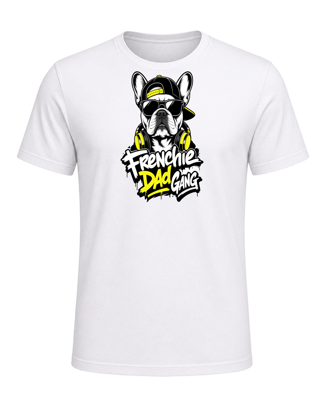 French Bulldog Dad — White