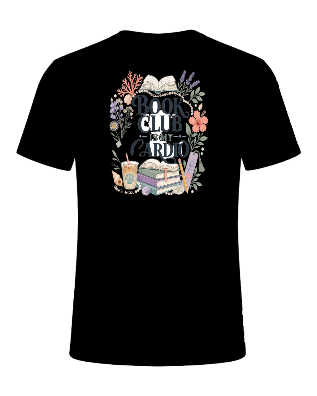 BOOK CLUB IS MY CARDIO — Black
