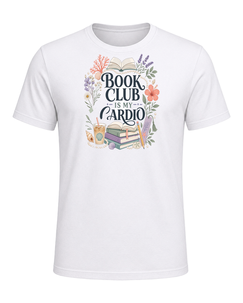 BOOK CLUB IS MY CARDIO — White