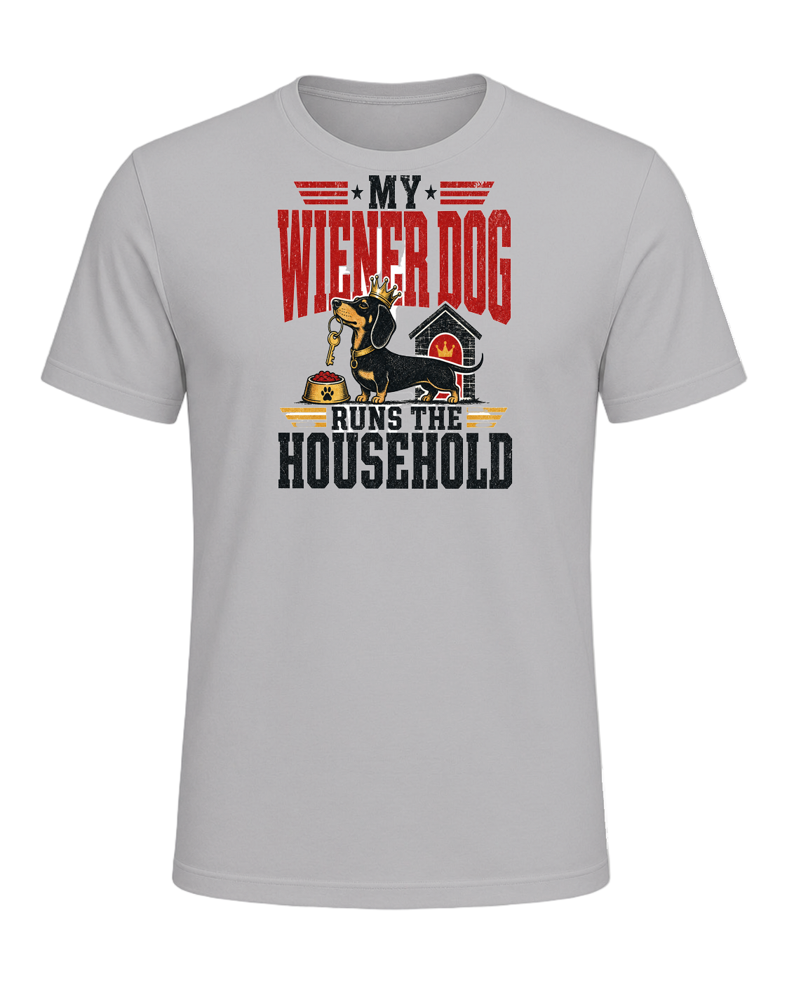 My Wiener Dog Runs the Household — Athletic Heather