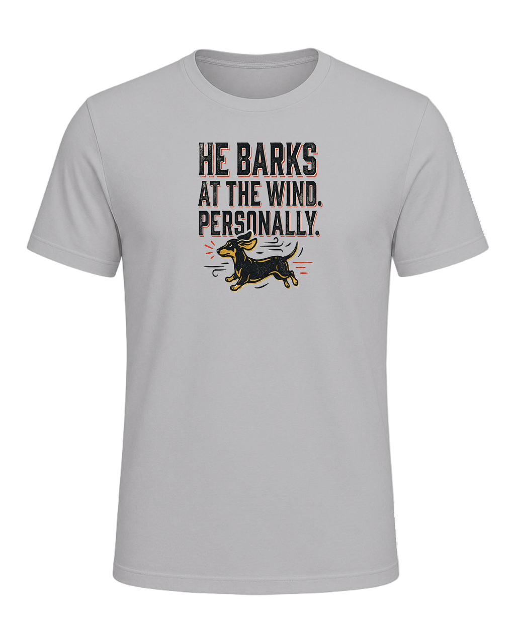 He Barks at the Wind. Personally. — Athletic Heather