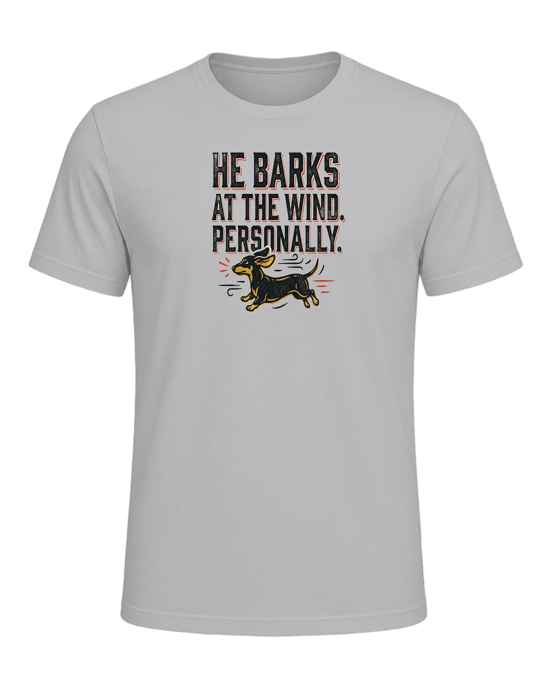 He Barks at the Wind. Personally. — Athletic Heather