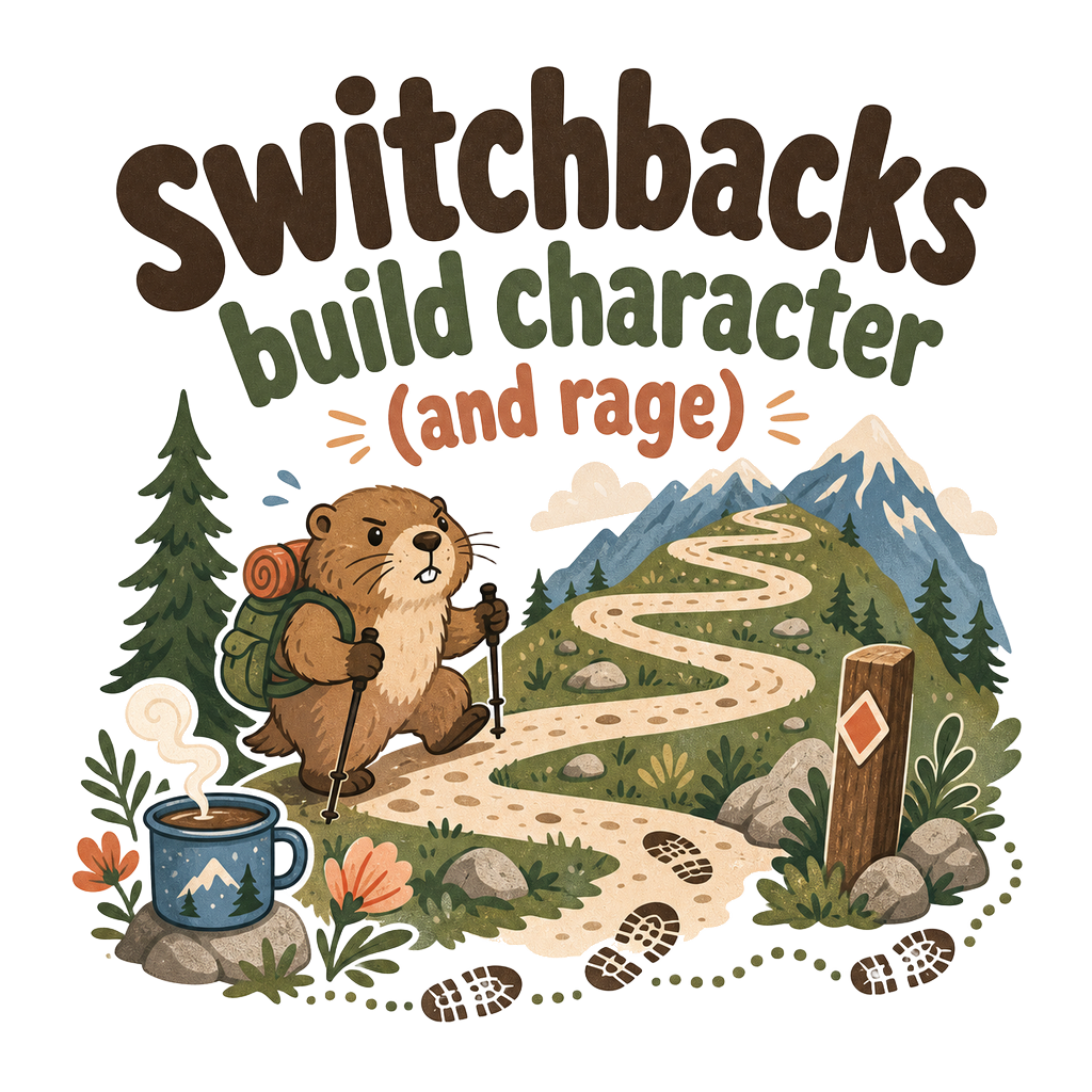 switchbacks build character (and rage)