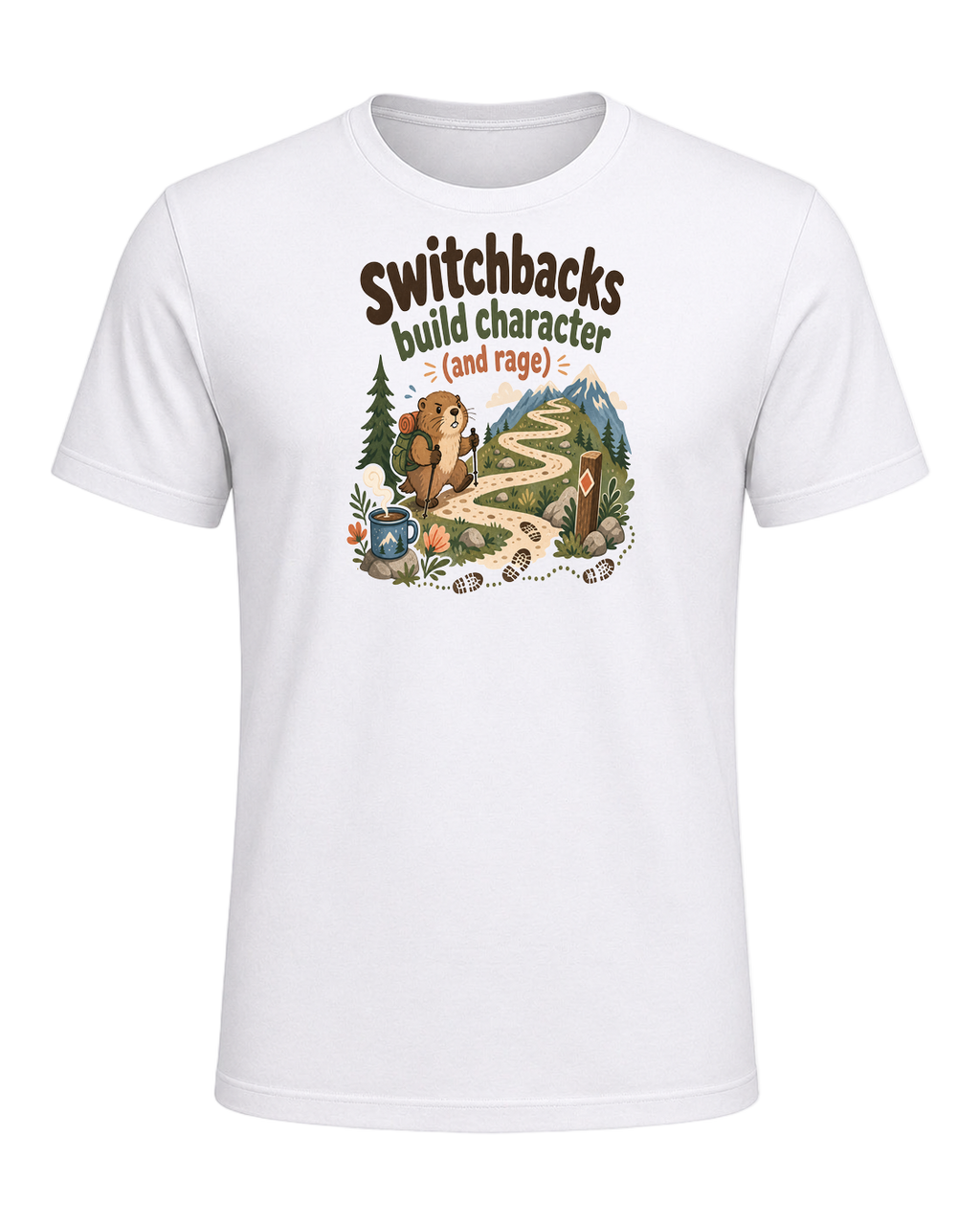 switchbacks build character (and rage) — White