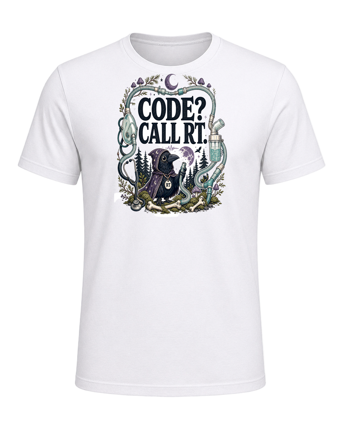 CODE? CALL RT. — White