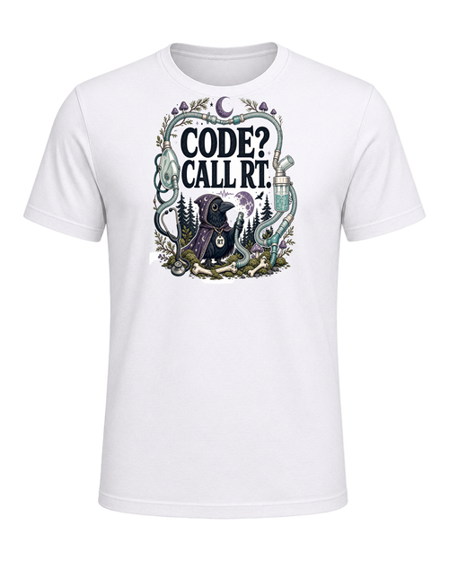 CODE? CALL RT. — White