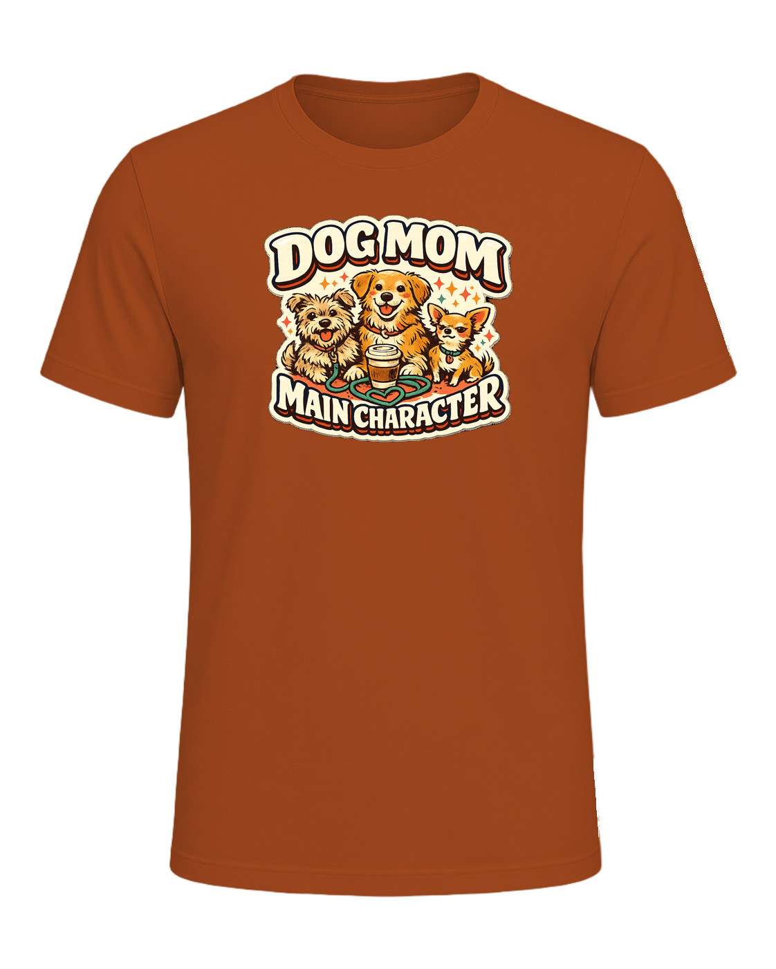 Dog Mom Main Character Tee — Autumn