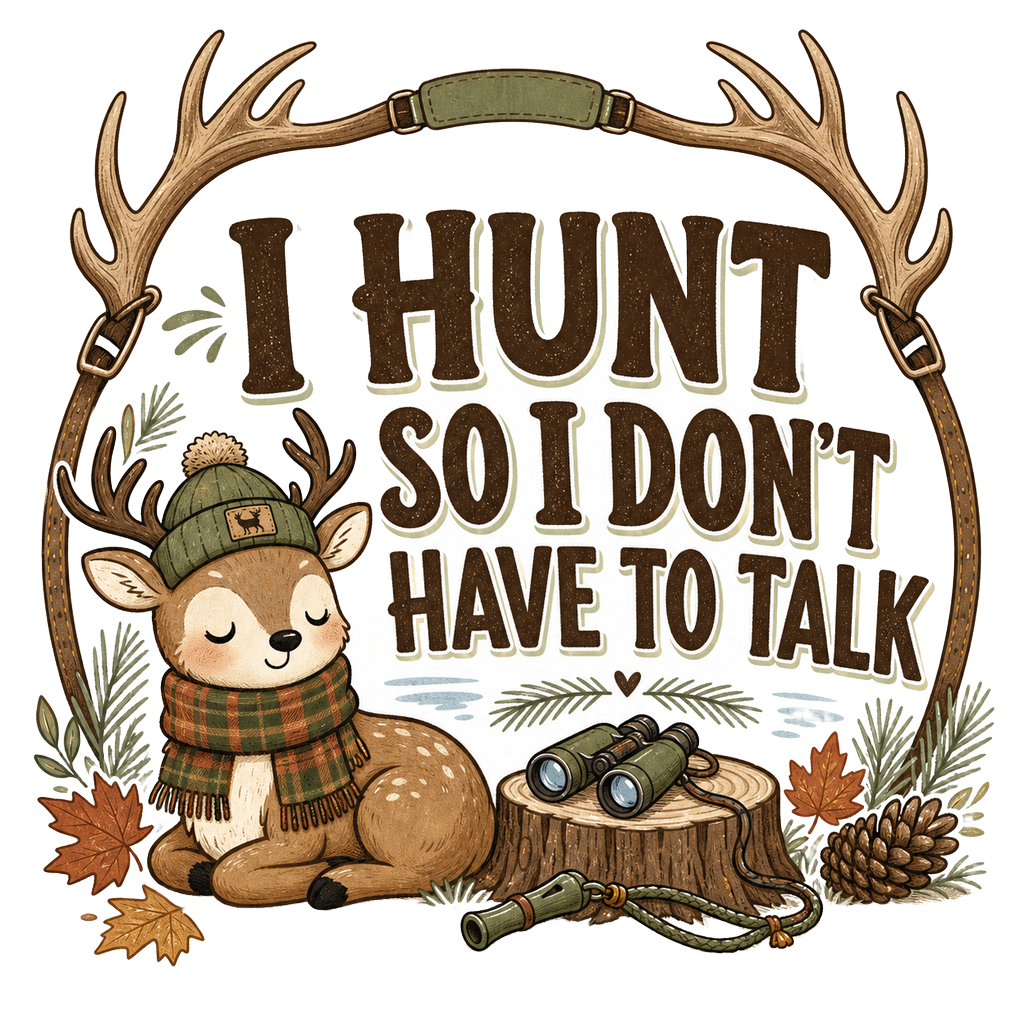 I HUNT SO I DON'T HAVE TO TALK