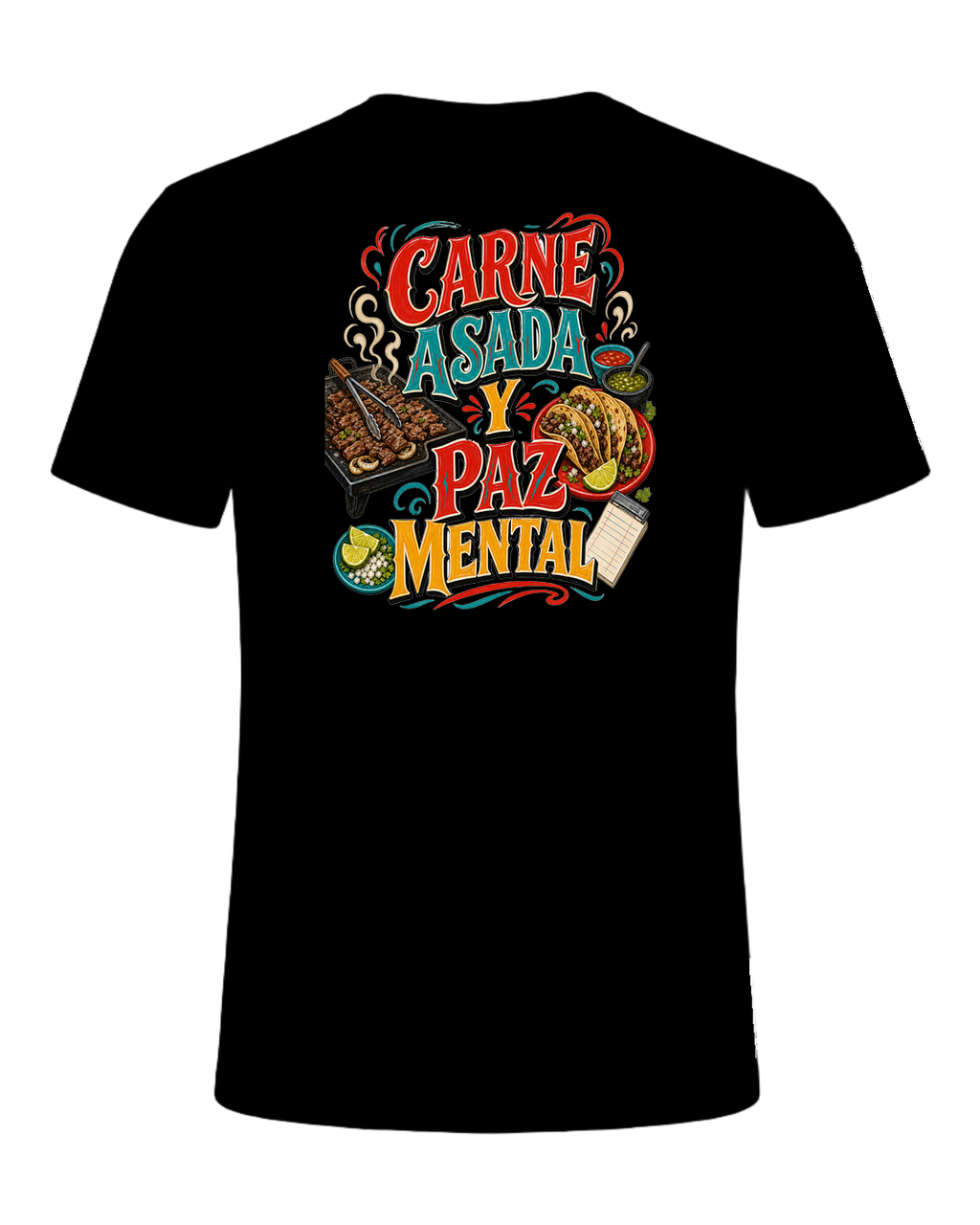 CARNE ASADA Y PAZ MENTAL — Black