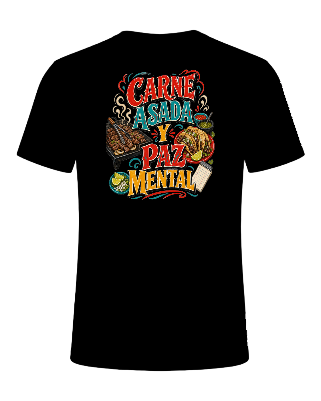 CARNE ASADA Y PAZ MENTAL — Black