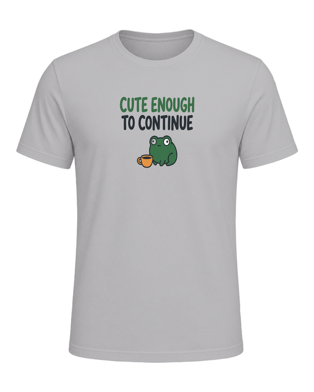 CUTE ENOUGH TO CONTINUE — Athletic Heather