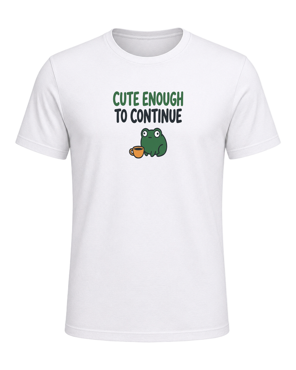 CUTE ENOUGH TO CONTINUE — White