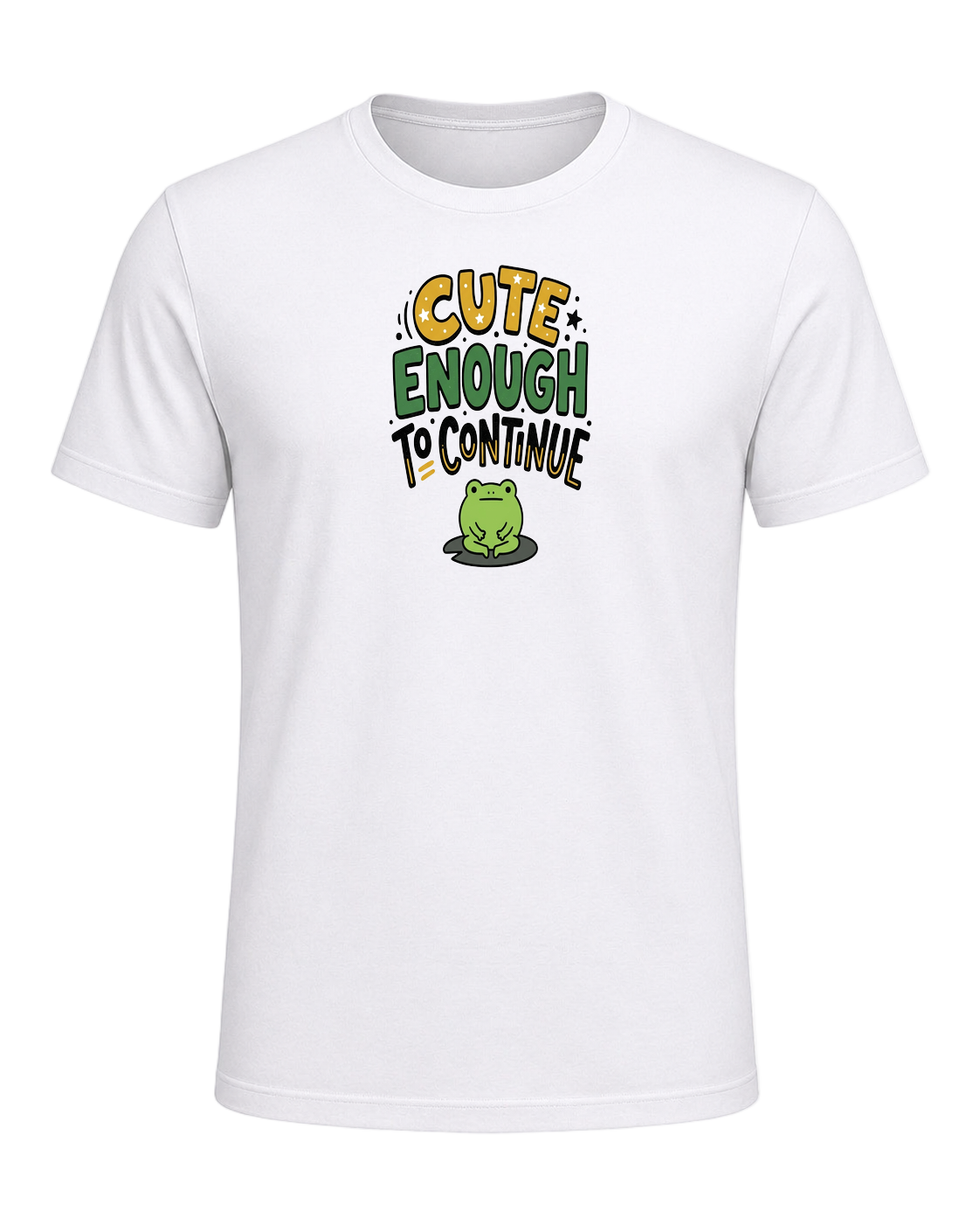 CUTE ENOUGH TO CONTINUE — White