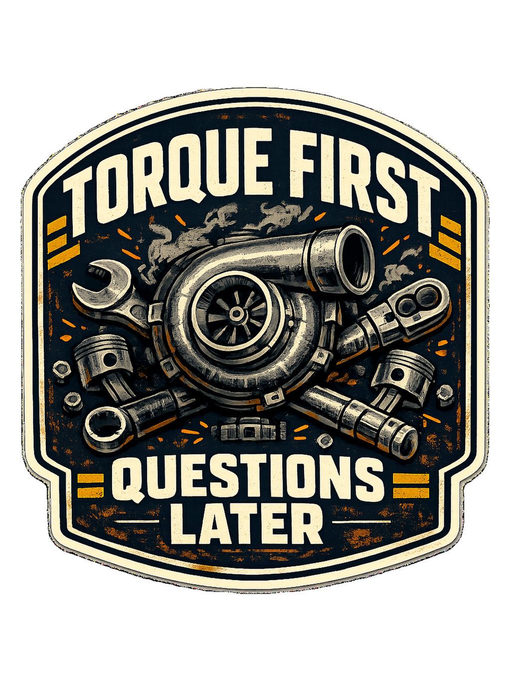 Torque First Questions Later Tee