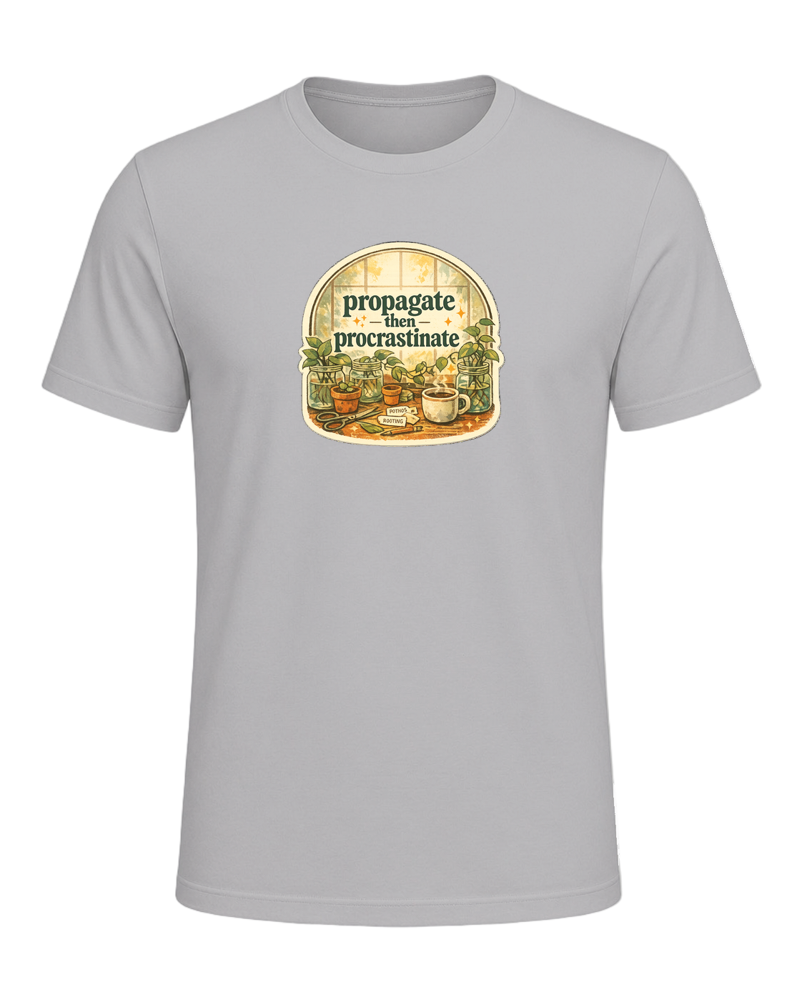 Propagate Then Procrastinate Tee — Athletic Heather